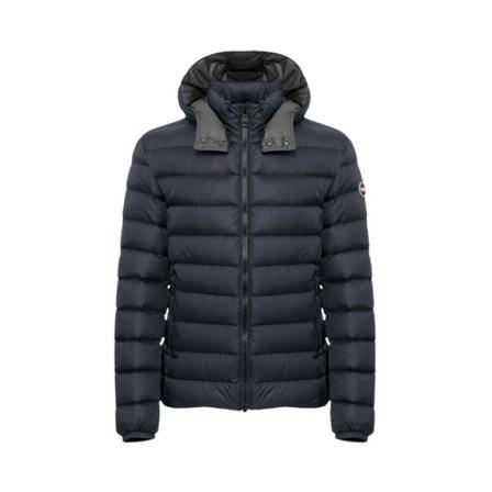 Colmar, Niebieski Sporty Down Jacket with Detachable Hood Niebieski, Mężczyzna, Rozmiar: XL
