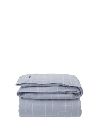 Hotel Light Flannel Lt Blue/White Duvet Home Textiles Bedtextiles Duvet Covers Blå Lexington Home