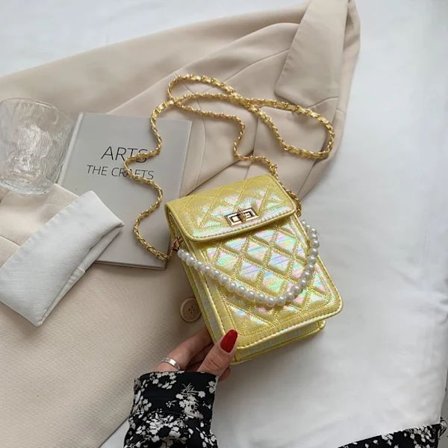 Axelremsväska GUL gul