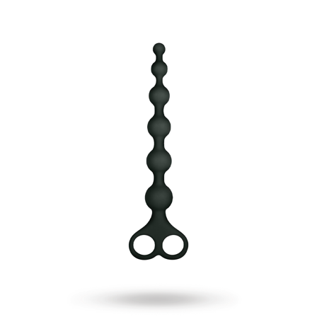 ARSE BEADS #1 BLACK SILICONE