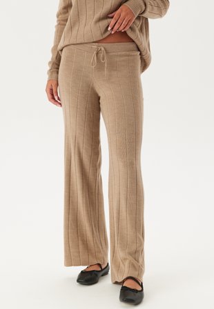 ONLY - Onltess Mw Pant Knt - Malt Ball Detail:melange - Kläder - - Bubbleroom