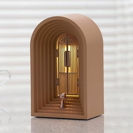 Nordiske Natlamper med Bluetooth-højtaler, Touch-dæmpbar Sengelampe USB Genopladelig Moderne Bordlampe til Soveværelse Stue Boligindretning (Pink)