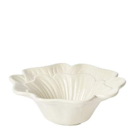 Åhléns Home Salladsskål VALLMO 24 cm Serveringstillbehör Vit ONESIZE