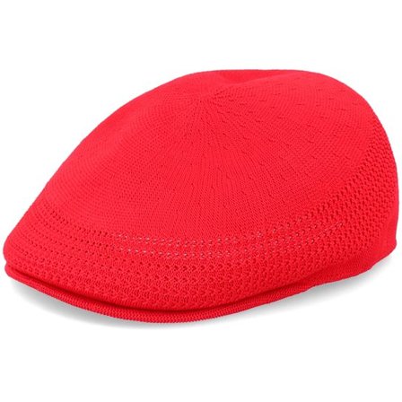 Kangol - Röd flatcap Keps - Tropic 507 Ventair Scarlet Flat Cap @ Hatstore