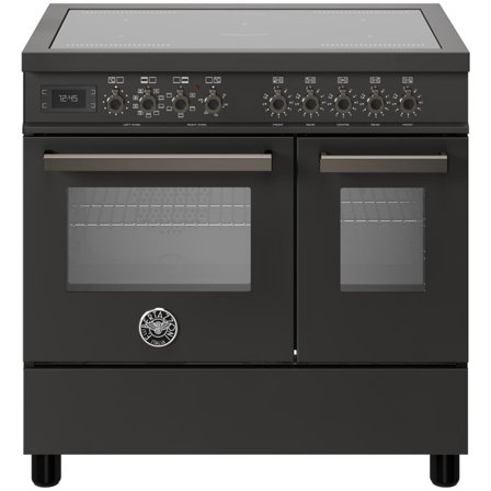 Bertazzoni PRO95I2ECAT Professional induktionsspis med dubbelugn, 90 cm, matt svart | Vitvaror > Induktionshällar > Induktionsspis | Bagaren och 