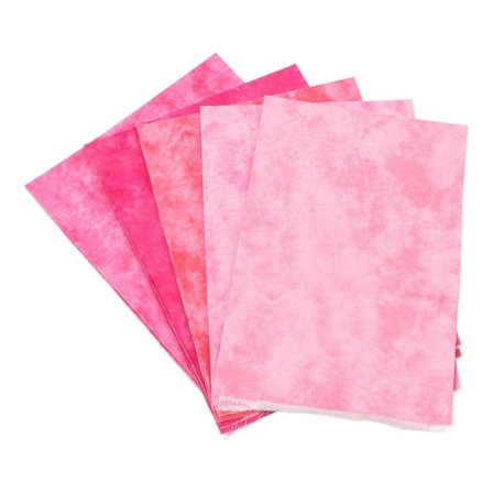 5 st Bomulls Quiltnings Tyg Smutsfärgat 50 cm Långt 45 cm Brett Mjukt Lappverkstyg för Hantverk DIY Reparation Rosa 50 cm Långt 45 cm Brett (5 st)