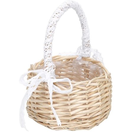 Blomsterflettet Kurv