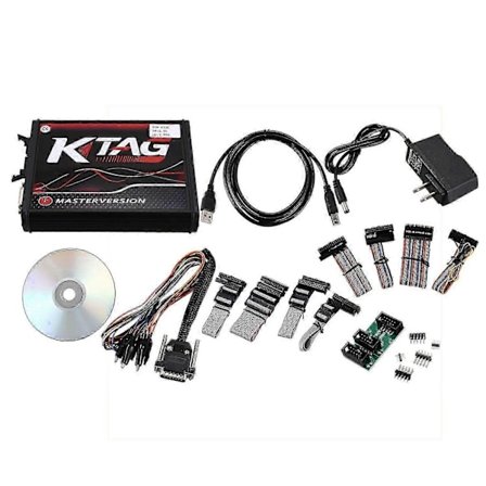 Passer for KTAG V7.020 V2.23 Chip Tuning Tool Programmeringsverktøysett Masterversjon med Ubegrenset Token-FO SHAN RAN WANG