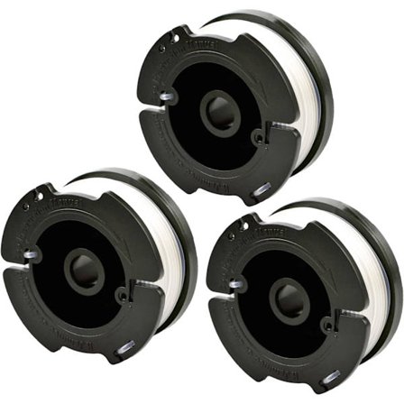 Sarja - 3 kpl AF-100 -vaihtopuolaa, yhteensopiva Black+Decker AF-100-3ZP AF-100-BKP -ruohotrimmerin kanssa