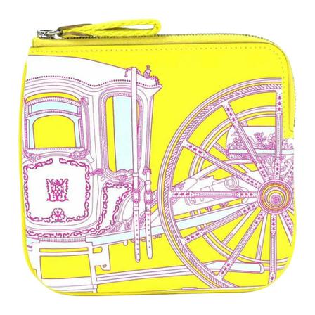 Hermès Vintage, pre-owned clutch bag Carré Geel, Dames, Maat:ONE Size,leer