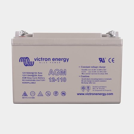 Batteria per il tempo libero / batteria di consumo Victron Deep Cycle M8, AGM, 12 V, 110 Ah