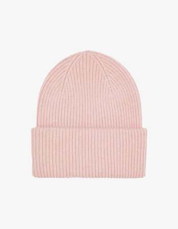 Merino Wool Hat - Faded Pink - One Size