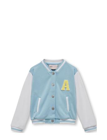 Kmgrocky L/S Bomber Jacket Swt Strikkegenser Cardigan Blå Kids Only*Betinget Tilbud
