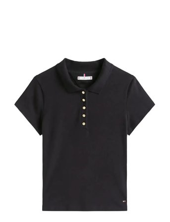 Tommy Hilfiger | Gold Button Slim Ss Polo | S