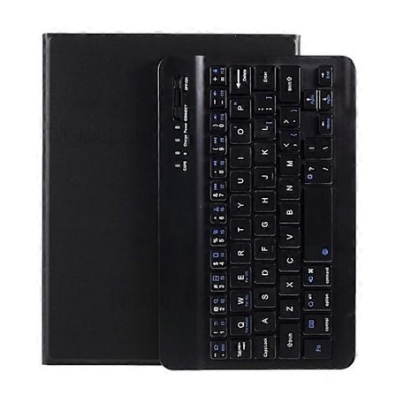 Texturerat Läderfodral + Bluetooth-tangentbord Kompatibelt för iPad Mini 2 / iPad Mini / iPad Mini 4 / iPad Mini (2019) 7,9 tum