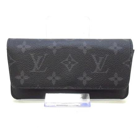 Louis Vuitton Vintage, Pre-owned Etui Zwart, unisex, Maat:ONE Size,Canvas