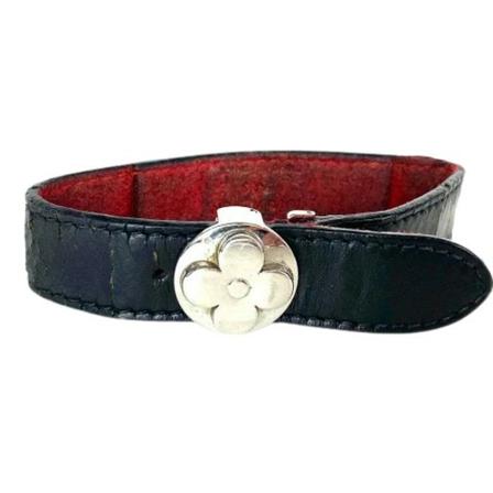 Louis Vuitton Vintage, Pre-owned Leather belts Zwart, Dames, Maat:ONE Size
