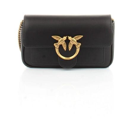 Pinko, Shoulder Bags Czarny, Kobieta, Rozmiar: ONE Size