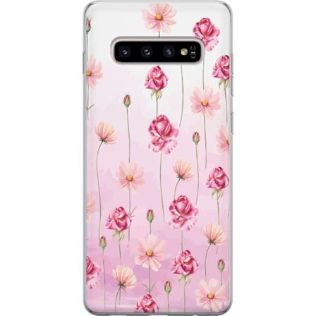 Kompatibel Mobilcover til Samsung Galaxy S10+ Rose Petal Whisper