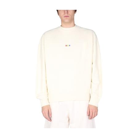 Msgm - Tröjor - Vit - Herr - Storlek: S, Herr, Storlek: S
