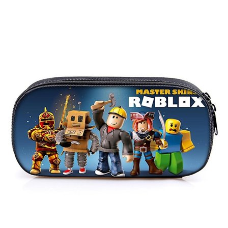 Roblox tryckt pojkar flickor stor kapacitet pennfodral penna väska student skola brevpapper arrangör påse tillbaka till skolan present