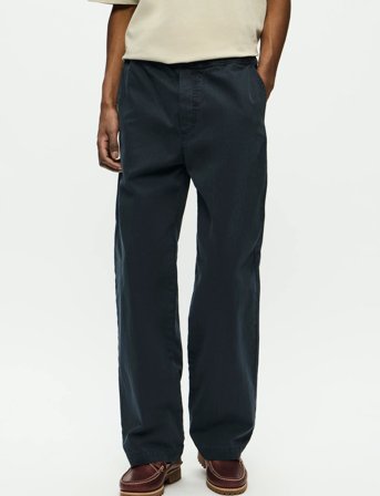 WOOD WOOD Wwlax Trousers 25189 - Navy - M