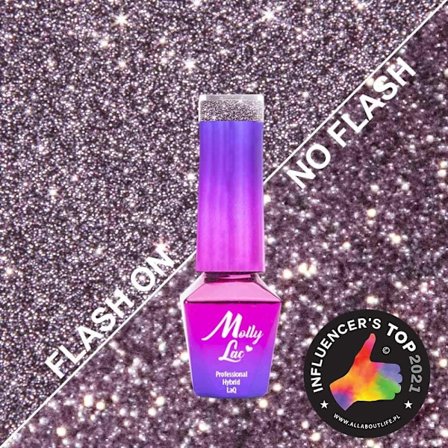 Mollylac - Gel polish - Blinkende lys - Nr563 5g UV gel/LED