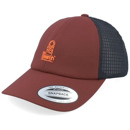Rip Curl - Rød trucker Caps - Vaporcool Search Mushroom Rock Trucker @ Hatstore