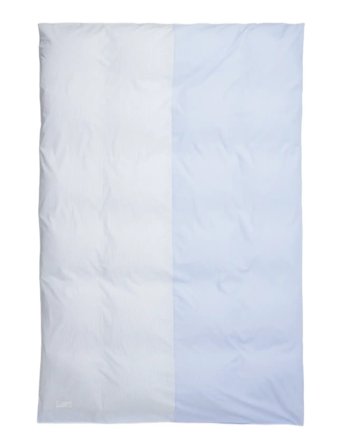 MAGNIBERG Wall Street Duvet Cover Poplin Half & Half - Blue - 220X220CM