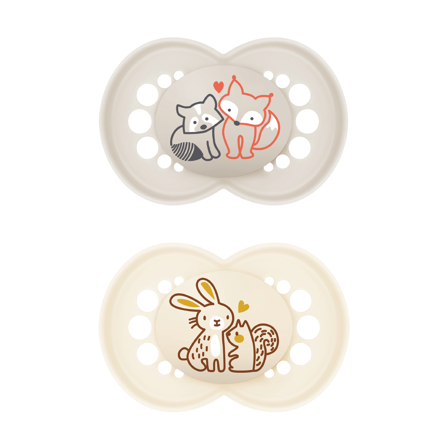 MAM Original Smokk, 6-16 mnd, beige, 2 stk.