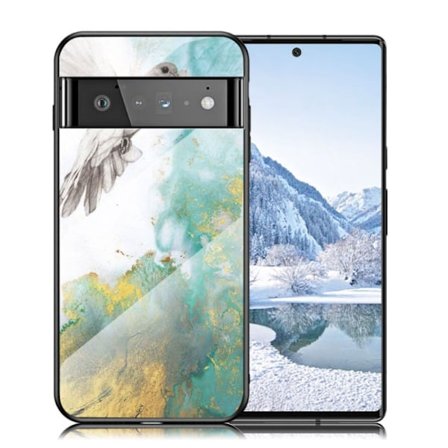 Fantasy Marmor Google Pixel 6 Pro skal - Flygande Duva Marmor