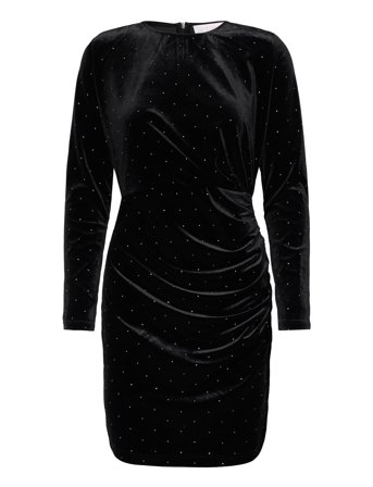 Clio Dress Black Love Lolina