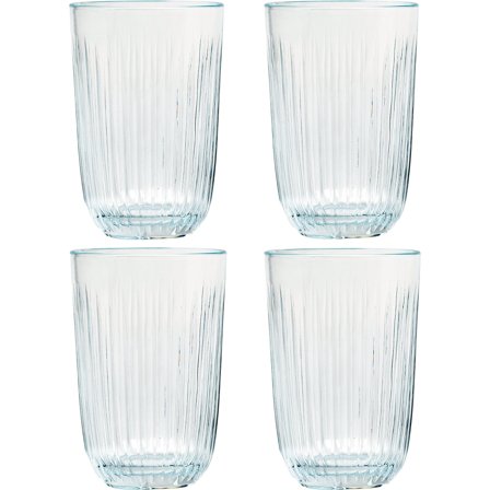 Kähler Hammershøi vannglass 37 cl Ø 8 cm 4 stk, klar