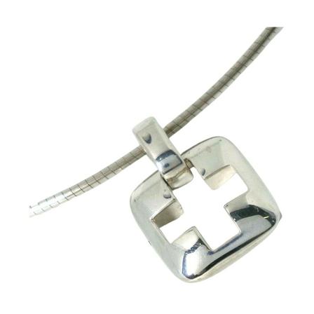 Tiffany & Co. Pre-owned, Necklace Grijs, Dames, Maat:ONE Size,Zilver