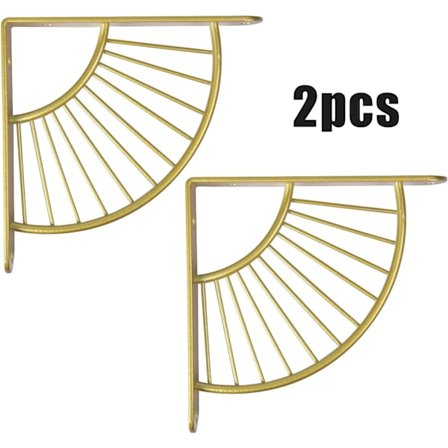 (Kulta) Sulkeet Seinäkiinnitteinen Hyllyteline Seinähyllyt Trian,ZQKLA