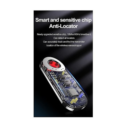 Bærbar Mini Kamera Detektor Anti-candid Kamera Detektor Hotel Cam Finder Med Alarm Anti-candid I