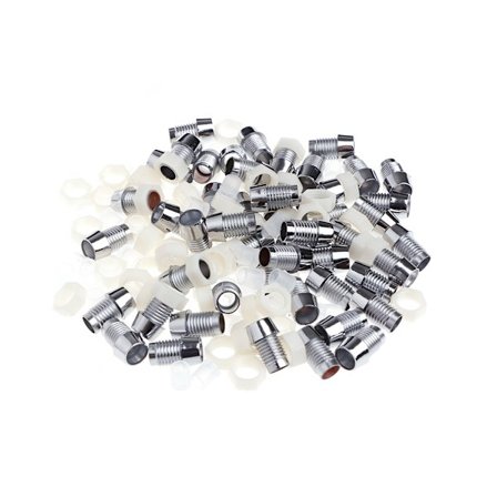 50 Set 5mm LED Sockel Sortiment Kit Infattning Panel LED Diodhållare Packning