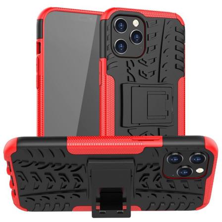 Iphone 12 Pro Max - Ultimata Stöttåliga Skalet Med Stöd - Röd Red Röd