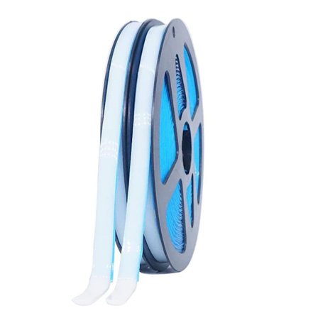 2 stk. selvklebende tetningslist, polyuretan tetningstape for badekar, bad, toalett, kjøkken (l: 6m, hvit)