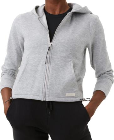 Björn Borg Women's Sthlm Soft Hoodie Women long-sleeved sweaters Grey XS