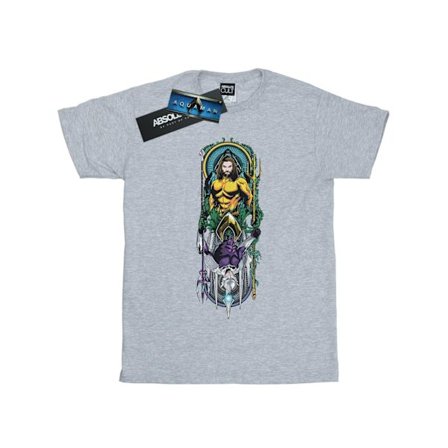 DC Comics Herr Aquaman Ocean Master T-shirt XXL Sports Grey