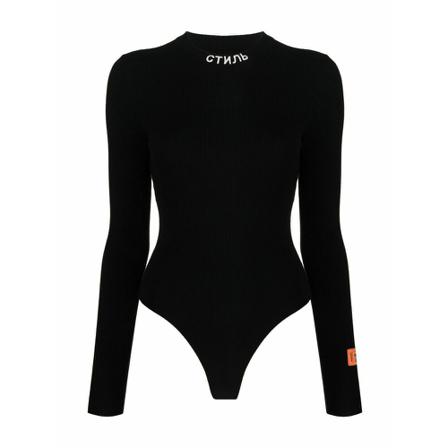 Heron Preston, Body Zwart, Dames, Maat:L