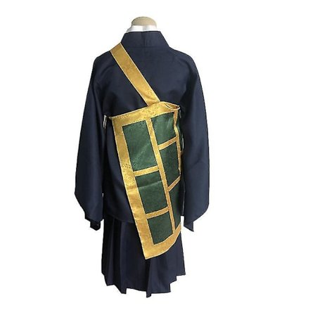 Anime Jujutsu Kaisen Cosplay Kostymer Geto Suguru Skoleuniformer Kimono Svart Blå Kostymer for Kvinner -