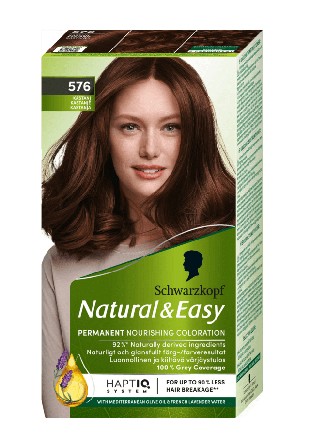 Schwarzkopf Natural & Easy 576 Kastanj Hårfärg Unisex Brun 142,5 ML