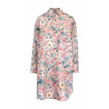 Moncler Patterned Long Shirt Kjole Pink, Dame