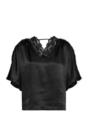Vmhillary 2/4 Top Btq Ga Black Vero Moda