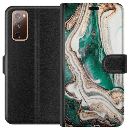 Yhteensopiva Lompakkokotelo Samsung Galaxy S20 FE Vihreä