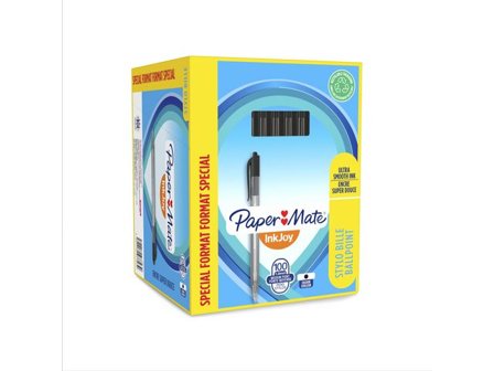 PAPER MATE Kulpenna svart 1,0mm 80+20/fp - Lyreco - Kontorsmaterial - Pennor - Kulpennor