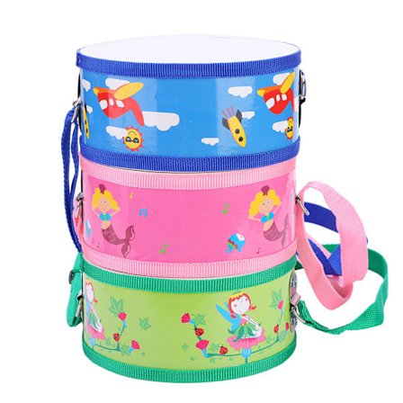 Barnetromme i tre for barn - Perkusjonsinstrument i tre for barn