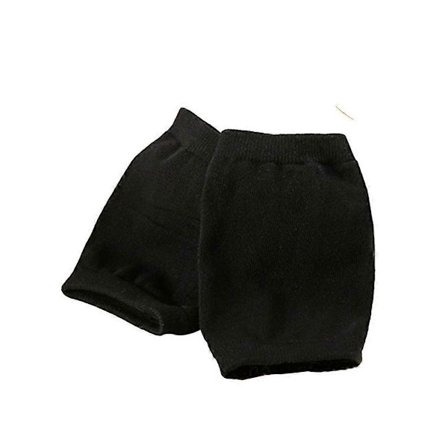 Anti Kne Støtte Bandasje Erme Knevarmer Beskyttelse for Løping Vandring Utendørs Sportsaktiviteter (Svart)